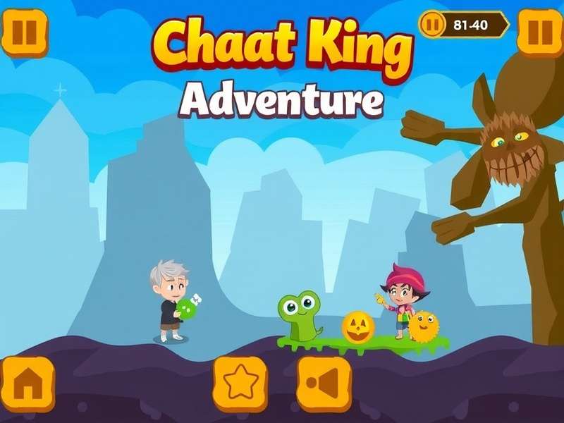Chaat King Adventure Game Screenshot